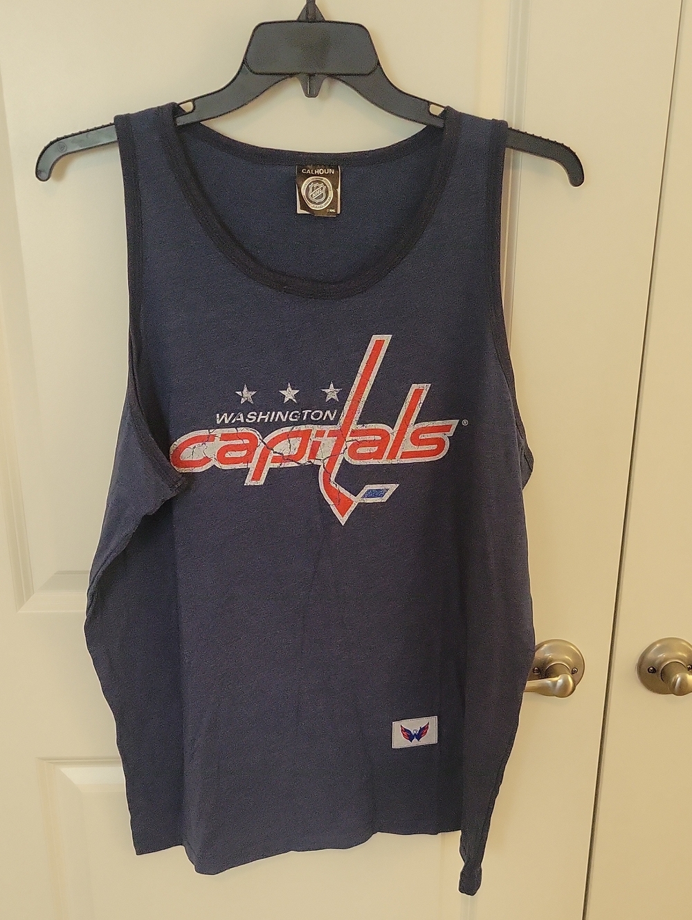 Washington Capitals Navy Graphic Tank Top